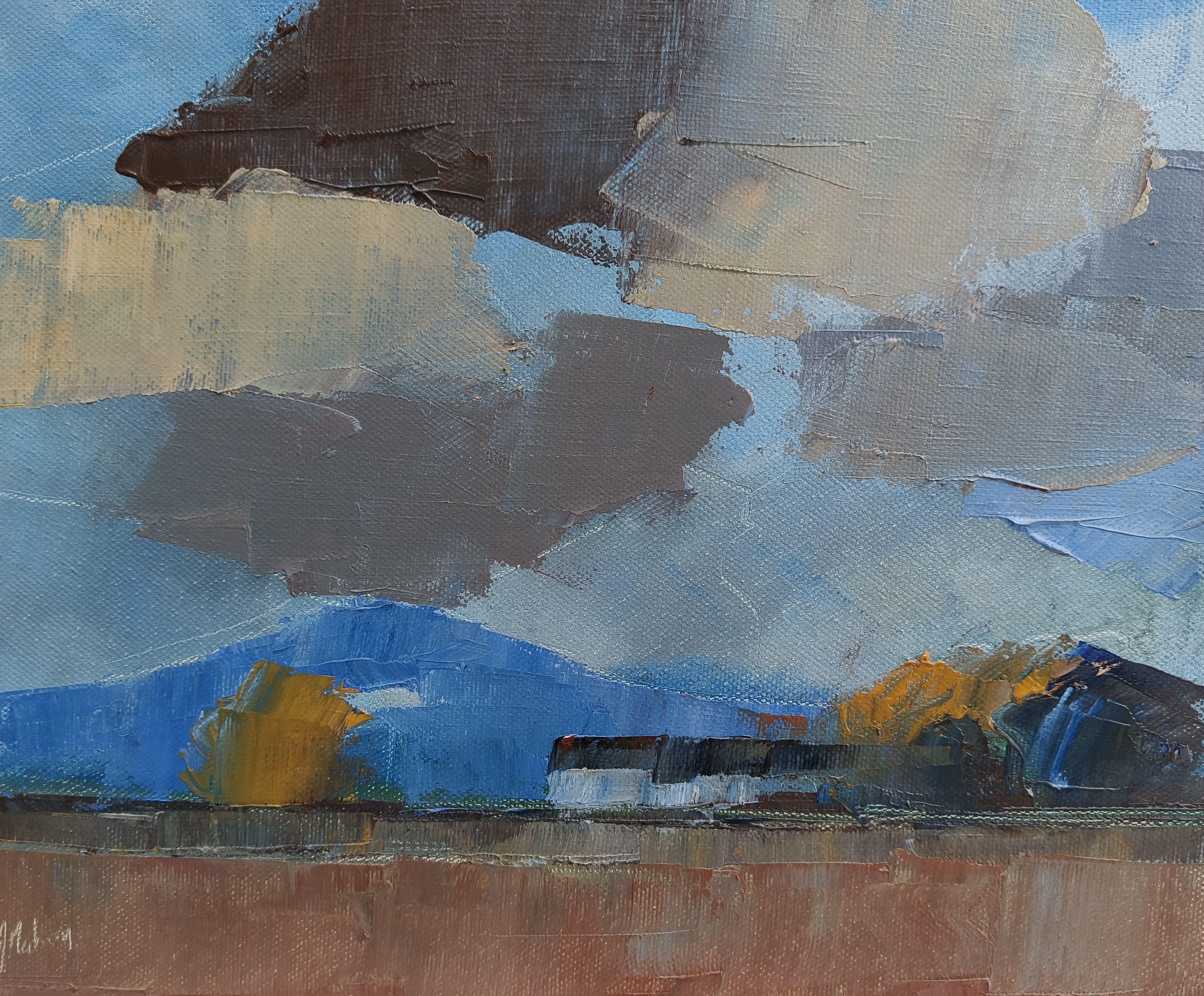Autumn landscape #2, Painting, Oil on Canvas - Art by Joseph  Mahon 
