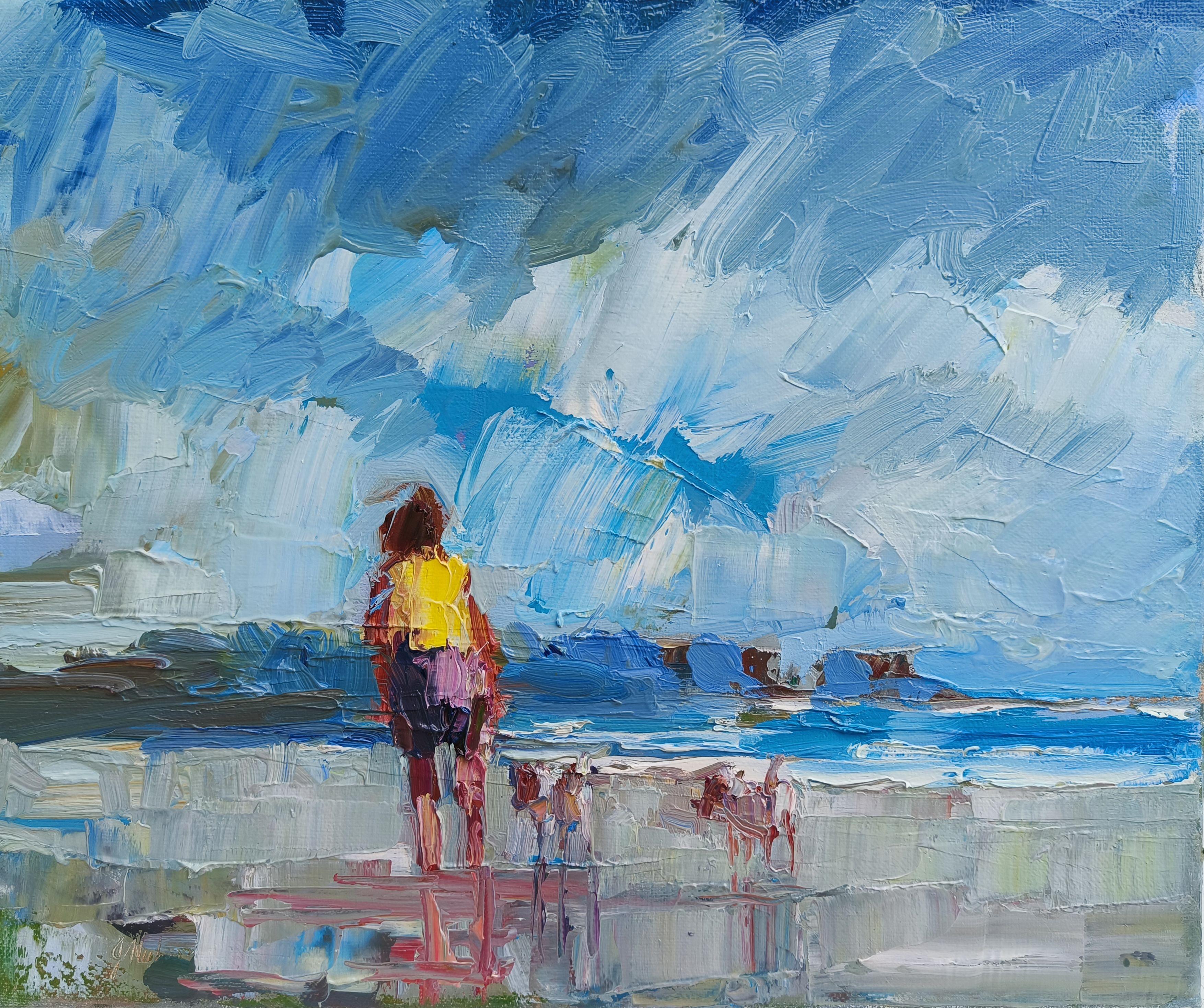 Early walk, Painting, Oil on Canvas