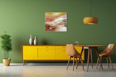 Apricot Sundown, Painting, Oil on Canvas