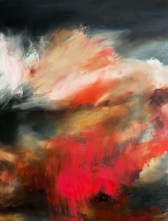 Fire Hills, Pittura, Olio su tela