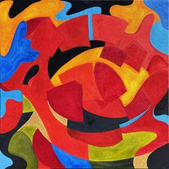 Steppin' out, peinture, huile sur toile