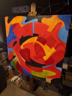 Steppin' out, peinture, huile sur toile