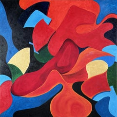 Lundi bleu, peinture, huile sur toile