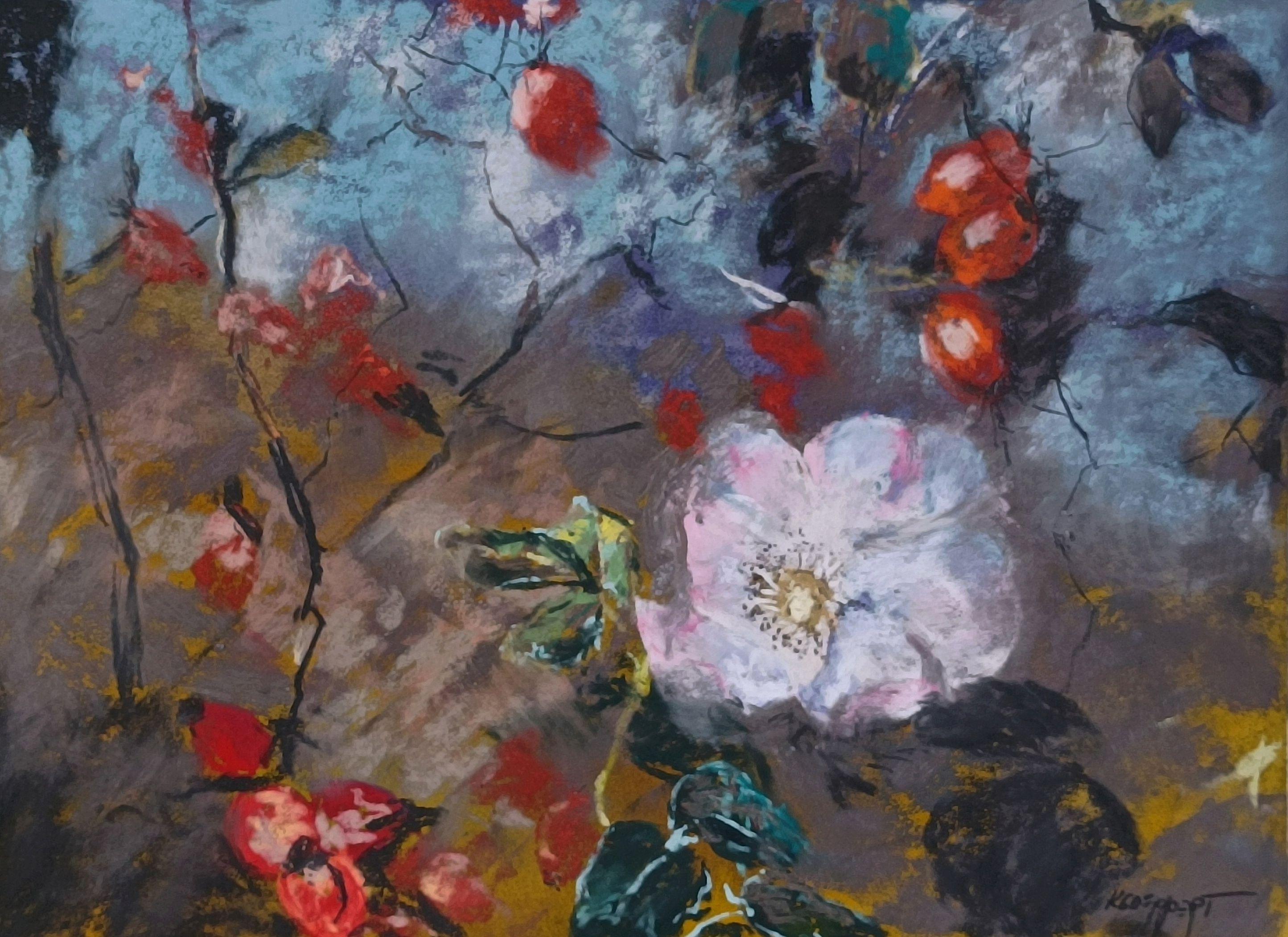 Witches' Briar, Painting, Pastels on Paper - Art by Karin Goeppert