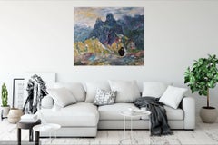 Kraehe - Krähe, Gemälde, Acryl auf Leinwand