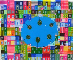 The Circle Of Dreams, Painting, Acrylic on Canvas