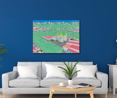Eingang zum Canal Grande, Gemälde, Acryl auf Leinwand