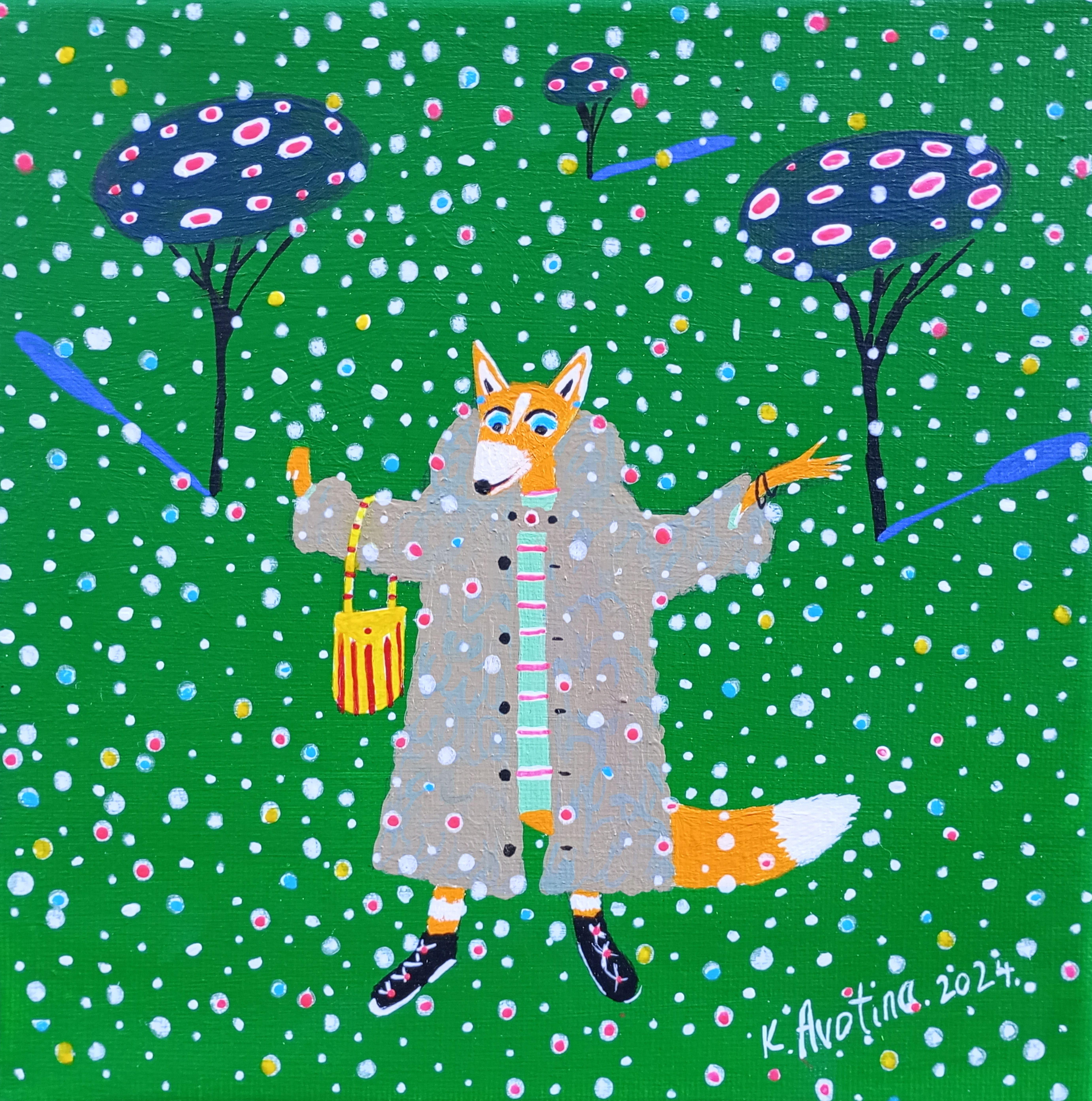 Attention Please!, Painting, Acrylic on Canvas
