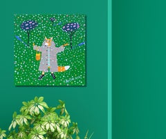 Attention, s'il vous plaît !, Peinture, acrylique sur toile
