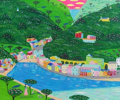 Es cálido y acogedor, Pintura, acrílico sobre lienzo