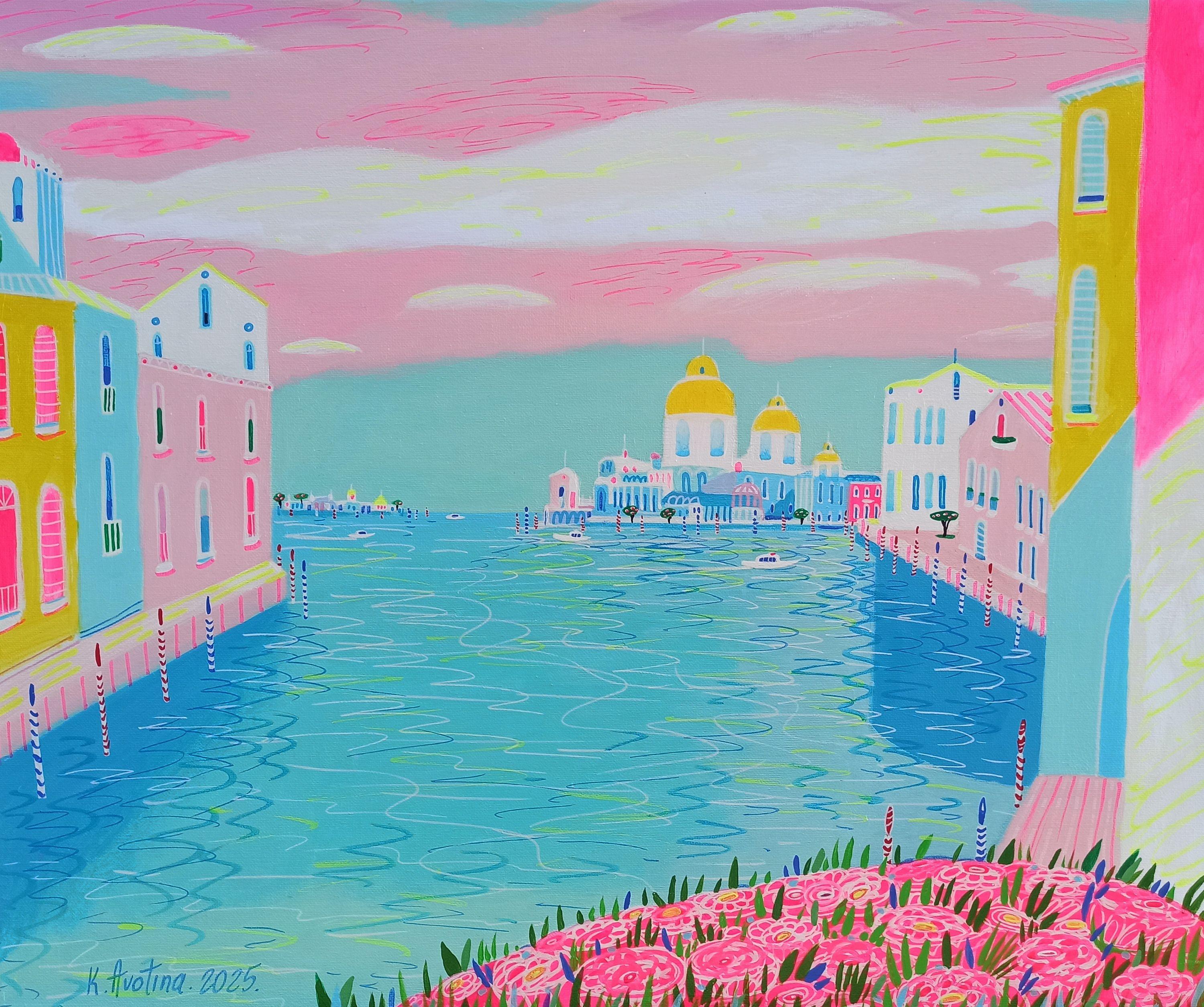 Venice Stole My Heart, Painting, Acrylic on Canvas