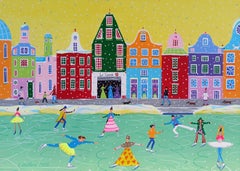 Once Upon A Time In Amsterdam, Painting, Acrylic on Canvas