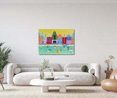 Once Upon A Time In Amsterdam, Painting, Acrylic on Canvas