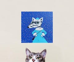 Lady Winter, Painting, Acrylic on Canvas