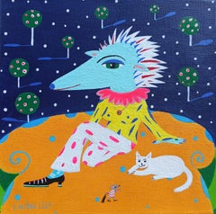 #chillin', Painting, Acrylic on Canvas