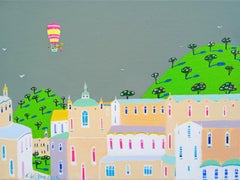 Josephine Arrives In Tuscany, Painting, Acrylic on Canvas