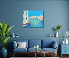 La tua guida a Venezia, Pittura, Acrilico su tela