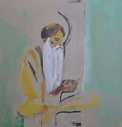 The Guru, Painting, Acrylic on Wood Panel