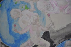 Re-birth, Painting, Acrylic on Wood Panel