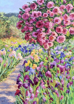 Summer Blooms, Painting, Oil on Canvas
