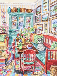 Ready Freddy, Painting, Watercolor on Paper