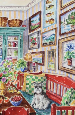 Ready Freddy, Painting, Watercolor on Paper