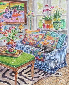The Siesta, Painting, Watercolor on Paper