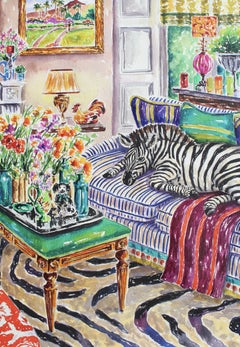 Zoocation, Painting, Watercolor on Paper