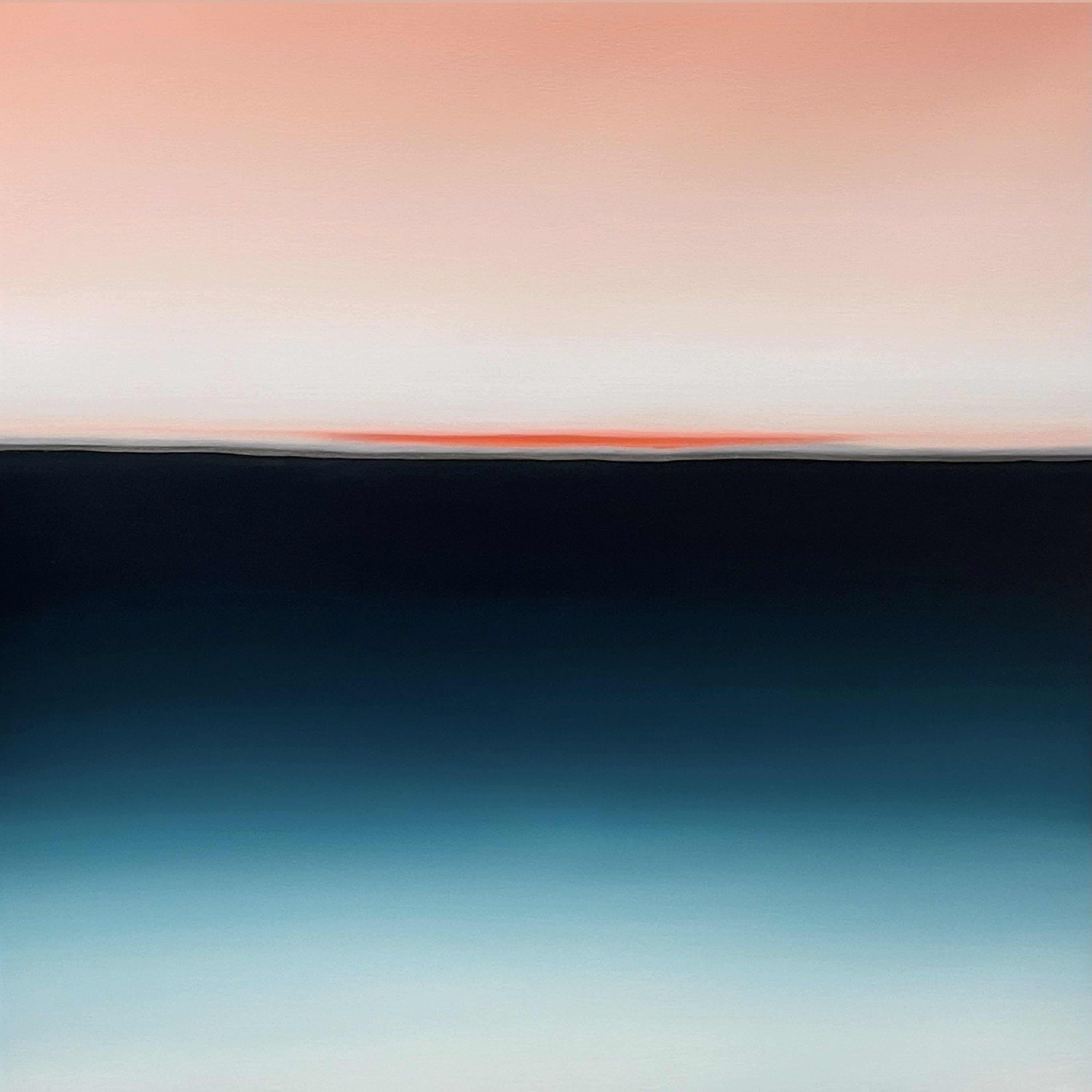 Peinture à l'huile originale « Sunset » DEEP INSIDE #86, Peinture, huile sur toile