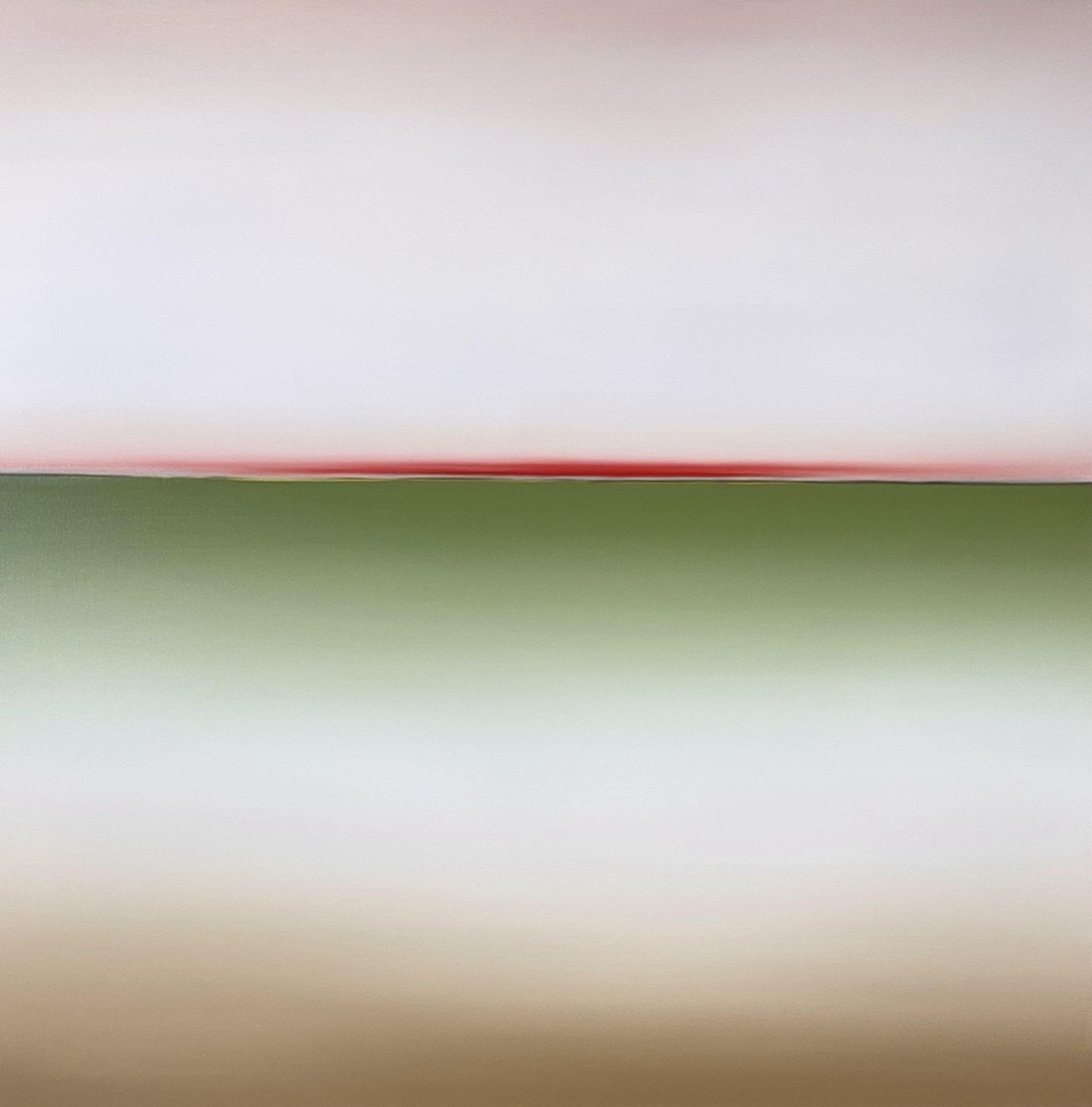 Peinture originale « DEEP INSIDE 108 » représentant un coucher de soleil moderne, Peinture, huile sur toile