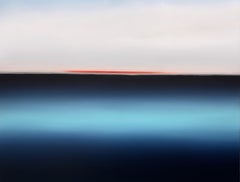 Large original abstract sunset DEEP INSIDE 98, Painting, Oil on Canvas