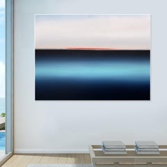 Large original abstract sunset DEEP INSIDE 98, Painting, Oil on Canvas