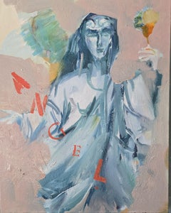 Ángel, Pintura, Óleo sobre lienzo