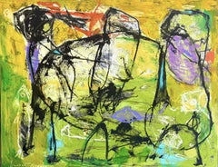 The Green Giants, Painting, Oil on Canvas