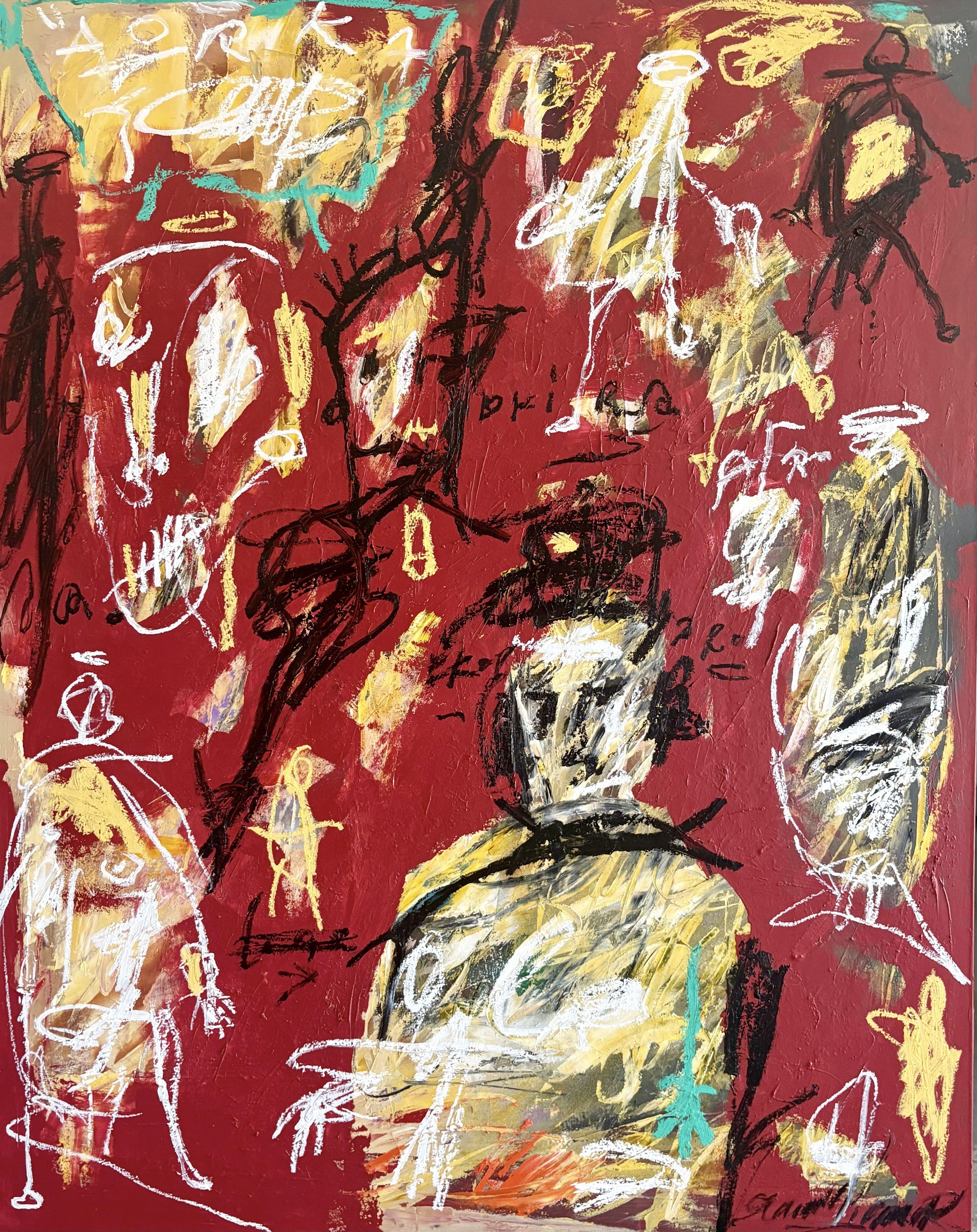 Le solitaire, Painting, Oil on Canvas