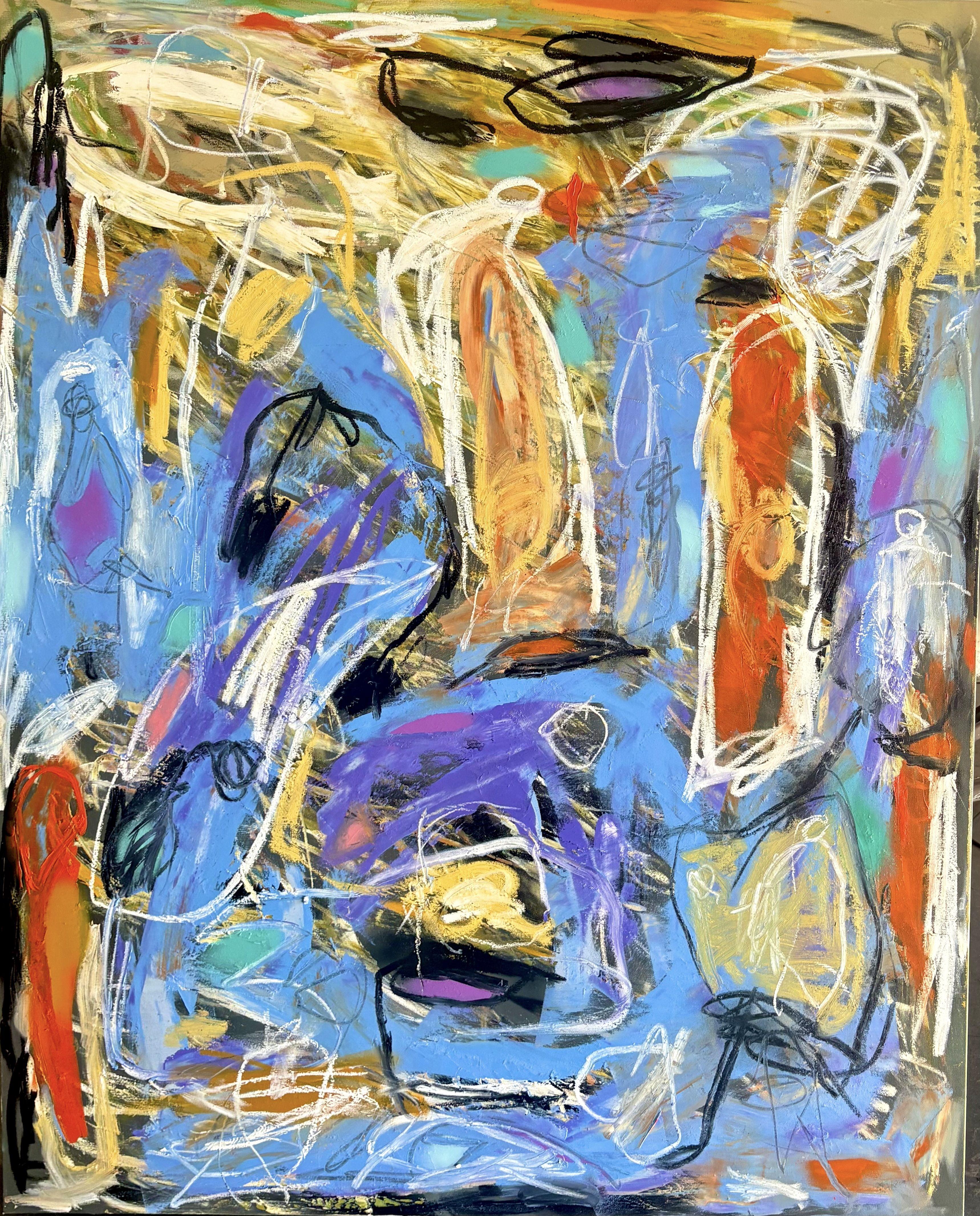 Abstract thoughts, Painting, Oil on Canvas