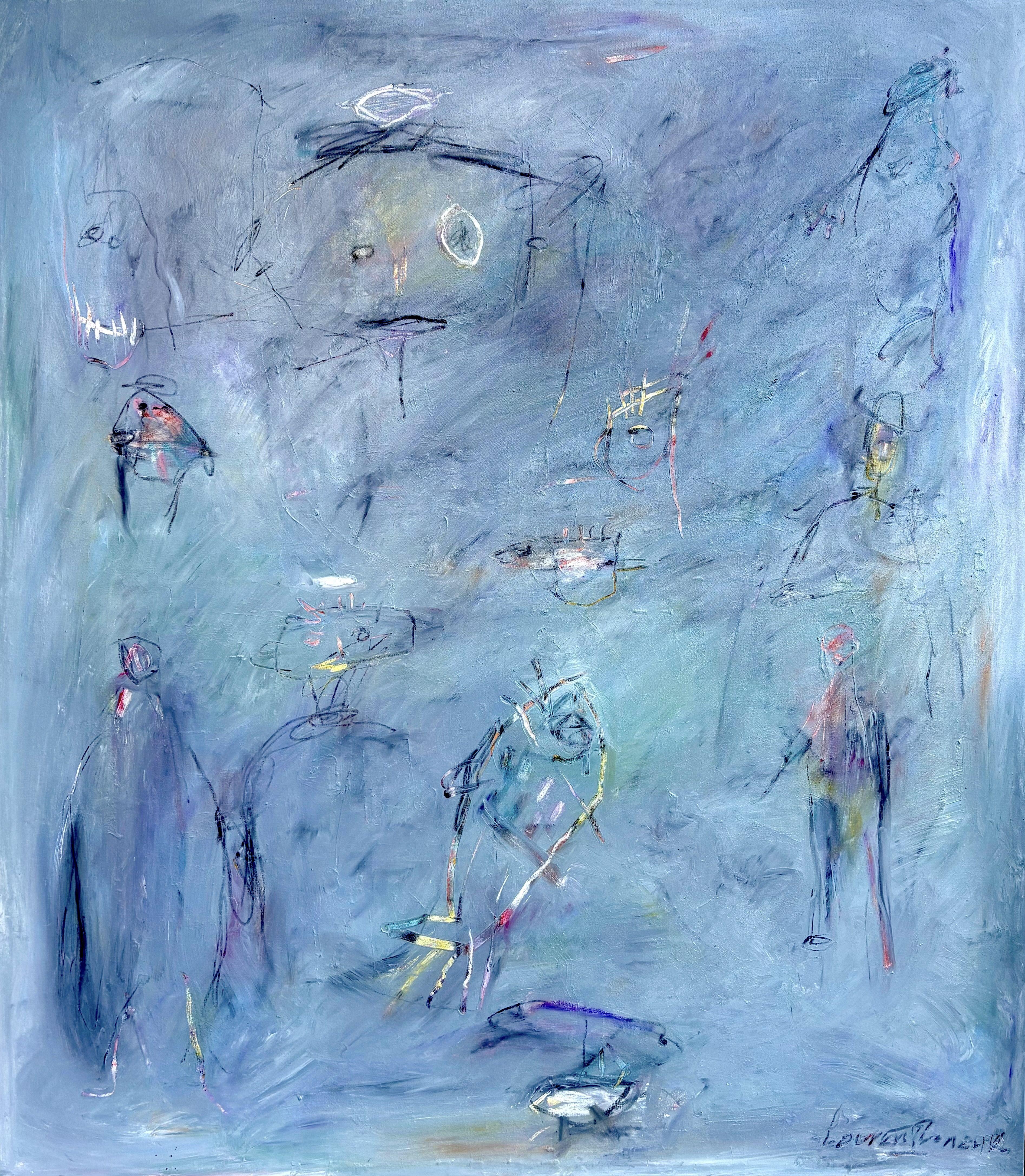 premiers dessins, Painting, Oil on Canvas