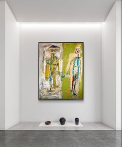 amis, Peinture, Huile sur toile