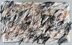 Accident de voiture, le constat., Peinture, Huile sur papier aquarelle