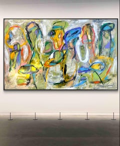 les spectateurs, Painting, Oil on Canvas