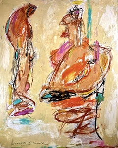 les vieilles filles, Painting, Oil on Canvas