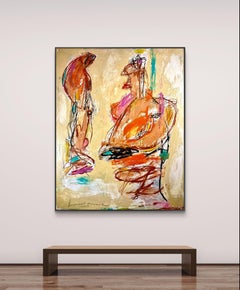 les vieilles filles, Painting, Oil on Canvas