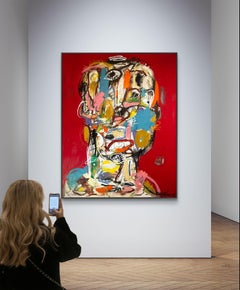 La tête de Toto, Peinture, Huile sur toile