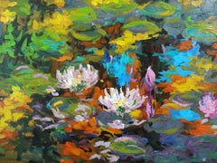 En pleno otoño, Pintura, Acrílico sobre lienzo
