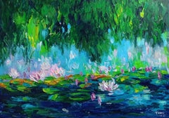 „Green Day“, Gemälde, Acryl auf Leinwand