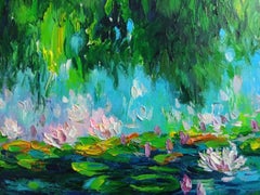 „Green Day“, Gemälde, Acryl auf Leinwand