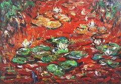 Lumière d'été, Peinture, Acrylique sur toile