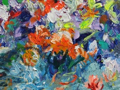 Color Garden, Painting, Acrylic on Canvas