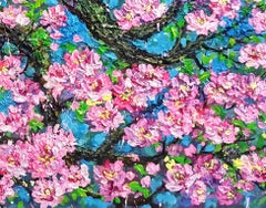 «Amor de primavera», pintura, acrílico sobre lienzo