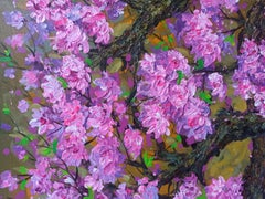«Feliz reencuentro primaveral», pintura, acrílico sobre lienzo